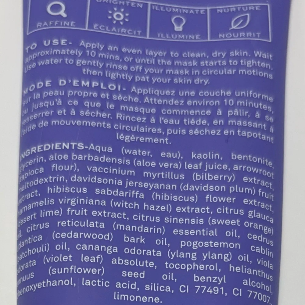 Generation Clay Ultra Violet Brightening‎ Purple Clay Mask 3.97oz New & Sealed